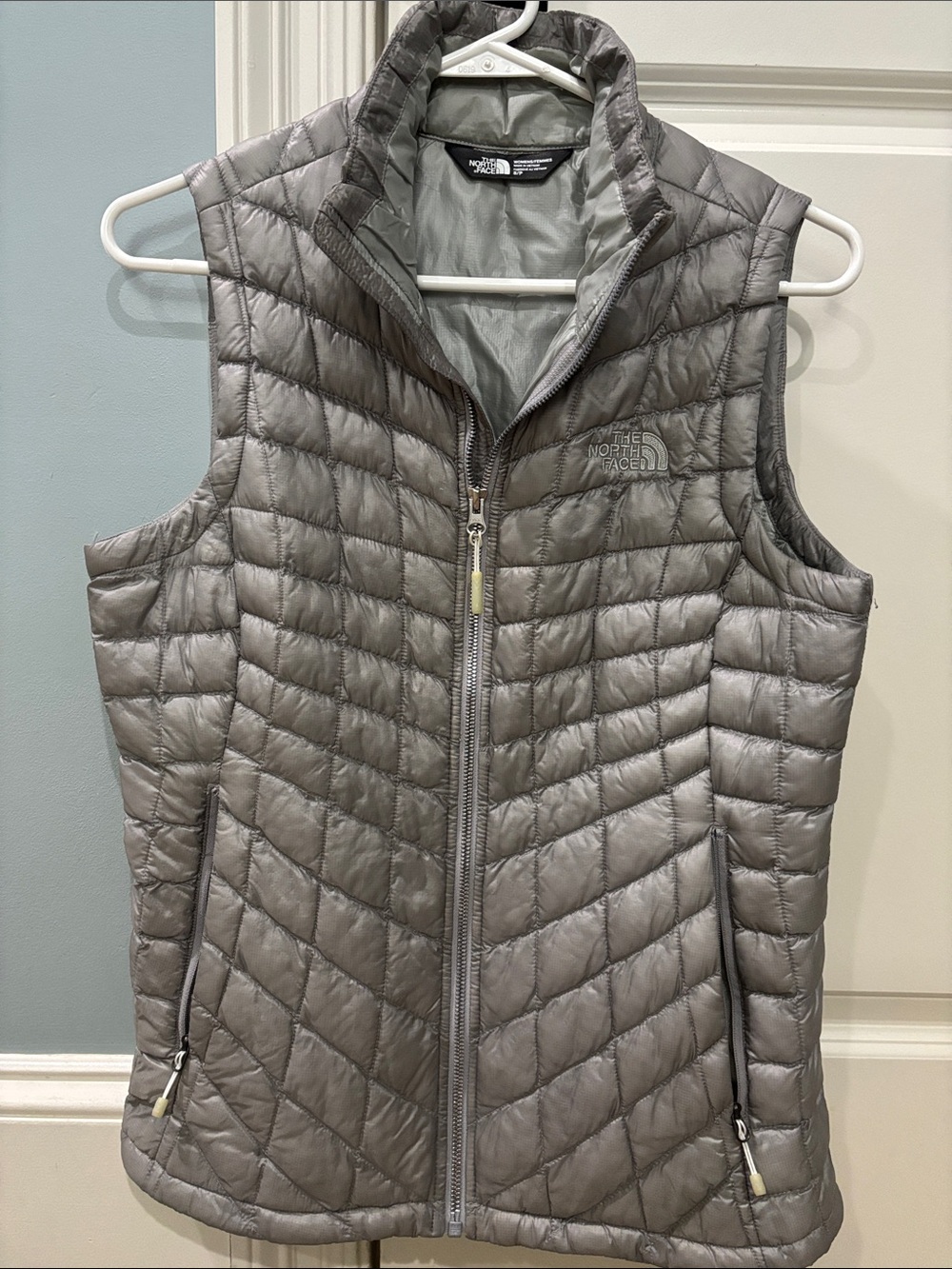 The North Face Women's Quilted Gray Puffer Vest